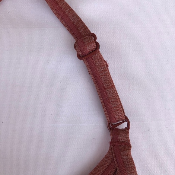 Nike Training Indy Light Support V-Neck Removable Pads Dark Pink Sports Bra M - Picture 6 of 16